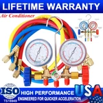 Air Pump Hvac Pressure A/c Manifold Gauge Set Refrigerantion Conditioner Kit. Fixed Price $31.93.