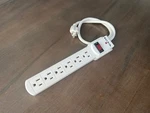 Power Strip 6-OUTLET Surge Protector With 2-FOOT Cord, Belkin Model F5C047-02. Fixed Price $11.99.