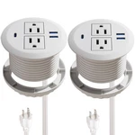 Pack Recessed Power Grommet 3 INCH,20W Fast Charging Usb C.fadossu Desktop .... Fixed Price $56.37.