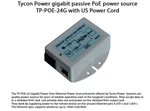 Tycon Power TP-POE-24G Gigabit Passive Inserter Shielded And Surge Protected. Fixed Price $49.67.