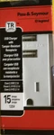 Pass&seymour TM8-USBNICC6, Charger + Tamper Resistant Outlet Nickel 1. Fixed Price $8.44.