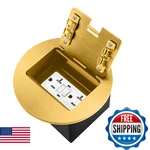Jacepfy Recessed Floor Outlet Box Deeper Receptacle Kit 20A Gfci Tamper. Fixed Price $83.45.