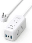 Anker 332 Power Strip Surge Protector 6 Ac, 1 Usb-c, Usb-a (5 Ft Cord). Fixed Price $24.99.