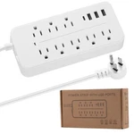 Multi Outlet Surge Protector Usb Charging Power Strip Extension Cord Flat Plug. Fixed Price $15.55.