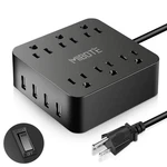 Power With Usb, 6 Ac Outlet 4 Port Surge Protector Strip.... Fixed Price $25.04.
