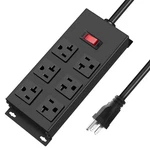 Junnuj Heavy Duty 20 Amp Power Strip, Garage 6 Outlets Metal 12 Gauge Surge P.... Fixed Price $43.41.