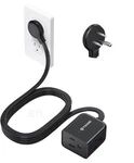 Trond Flat Extension Cord 6 Feet - Right Angled Plug Power Ft, Black. Fixed Price $23.23.