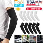 10 Pairs Cooling Arm Sleeves Cover Basketball Golf Sport Uv Sun Protection Men. Fixed Price $7.95.