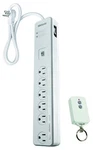 Woods 41715 Energy Saving Surge Protector Power Strip With Foot Cord, White. Fixed Price $52.16.