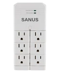 Sanus On-wall Surge Protector 6 Rotating Fits Outlets, White. Fixed Price $45.04.