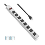 Junnuj Metal 8 Outlet Power Strip, Mountable Heavy Duty S... Fast Usa Ship. Fixed Price $28.71.