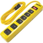 (4)-YELLOW Jacket 6-OUTLET Metal Power Strip With Ft. Cord 5139N. Fixed Price $96.89.
