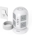 Tower Surge Protector Power Strip 10 Ft, Long Flat Extension Cord With Multiple. Fixed Price $19.79.