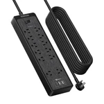 Flat Plug Extension Cord 25 Ft, Surge Protector Power Strip With 12 OUTLETS(2.... Fixed Price $67.19.