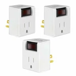 Dewenwils Pack Grounded Single Port Power Adapter 3PRONG Electrical Plug. Fixed Price $18.99.