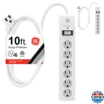 Surge Protector Power STRIP,10 Ft Extension CORD,6 Outlet EXTENDER,800 Joules. Fixed Price $355.87.