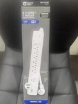 Commercial Electric 6FT 7-OUTLET Surge Protector With Usb In White HDC706UCW New. Fixed Price $16.99.