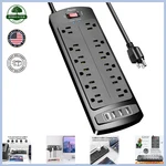 Versatile Power Strip With 12 Outlets And Surge Protection For Electronics. Fixed Price $30.16.