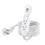 Cyberpower Surge Protector 6 Ft 2 Outlet Usb 400 Joules Braided Strip. Fixed Price $20.17.