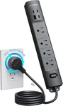 Trond Power Strip, 360 Rotating Flat Plug, 4 Widely Spaced Outlets, Usb Ports. Fixed Price $29.79.