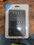 Aduro Surge Protector 6 Outlets Power Strip Station With Usb Wall Mount - Black. Fixed Price $22.99.