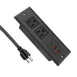 20W Recessed Power Strip Usb Fast Charge Desk Outlet Type Flush Mou.... Fixed Price $28.67.