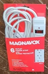 Magnavox 6 Outlet Power Strip Surge Protector W/10' Braided Cord #32998-M. Fixed Price $19.97.