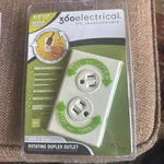 New Electrical 36012-A Rotating Duplex Outlet Almond End Plug Hassles. Fixed Price $14.50.