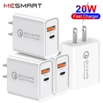 2-PORT Fast Charging Block Pd Usb Plug Adapter + Qc Wall Charger Cube Lot. Fixed Price $13.90.