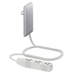 Lider Flat-face Outlet Extender With 3 Receptacles, Ultra-thin 1 Pack, Silver. Fixed Price $45.40.