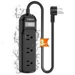 Vnj Outdoor Power Strip With 3AC Outlets, IPX6 Waterproof Surge Protector, Sa.... Fixed Price $28.46.