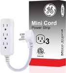 Ge Designer 3-OUTLET Power Strip, 1 Ft Braided Extension Cord, Grounded. Fixed Price $14.77.