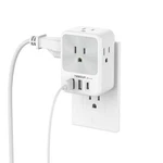 Surge Protector Wall Outlet Extender, Tessan Multi Plug Splitter With .... Fixed Price $26.10.