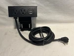 2 Desk Mount Power Strip With Usb Ports - Fast Shipping. Fixed Price $12.95.