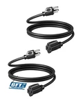 Dewenwils 6FT Christmas Extension Cord, 14/3 Sjtw Weatherproof Power Cable. Fixed Price $28.20.