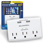 Socket 3 POWER-OUTLETS/2 Usb Ports Surge Protection Wall Adapter Tap With. Fixed Price $25.99.