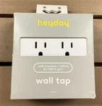 Heyday 4 Outlet Wall Tap & Usb-c Adapter 13A White. Fixed Price $8.10.