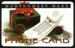 5M Montgomery Ward: Pictures Present, Telephone, & Pine Cones Card. Fixed Price $10.49.