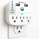 Cruise Approved Power Strip Non Surge Protector For Ship With 2 Usb O.... Fixed Price $25.52.