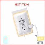 Surge Protector, Extender With Night Light, Addtam 5-OUTLET Splitter And. Fixed Price $25.10.