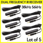 Pcs Ir Receiver Cable Dual Frequency 3.5MM For Infrared Signal Extender System. Fixed Price $139.99.