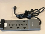 Belkin 12-OUTLET Surge Protector BE112234-10 Tested Work. Fixed Price $19.95.