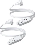 Dewenwils Outlet Extension Cord With Flat Plug, 3FT 16/3 Awg Grounded Power Ca. Fixed Price $18.71.