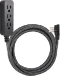 Cordinate Designer 15' Power Strip Surge Protector, Ul Listed Black/dark Heather. Fixed Price $25.86.