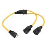 Ft. 12/3 3-WIRE Nema Splitter 6-15P To (2) 6-15R T-blade For 6-20R. Fixed Price $58.99.