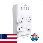 360 Electrical Revolve Wall Tap Power Surge Protector Usb Ports 24. Fixed Price $83.16.