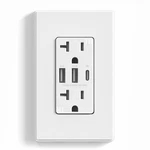 Elegrp Usb Outlets Receptacles, 3-PORT Wall Outlet, 30W 6.0A Electrica. Fixed Price $26.90.