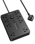 Surge Protector Power Strip - OUTLETS(1850W/15A) With 6 Usb Ports... Fast Ship. Fixed Price $32.99.