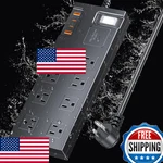 Waterproof Outdoor Surge Protector Power Strip W/ Usb A+c Ports - 2700J, IPX6. Fixed Price $211.13.