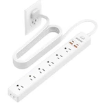 10 Ft Power Strip Surge Protector - 7 Outlets 4 Usb Ports (2 C), Ultra Th.... Fixed Price $27.02.